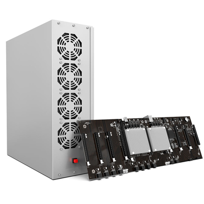 9 GPU Set Ethereum Mining Rigs With X79 Motherboard 4GB DDR3 Dual E5-2620 CPU 128GB SSD