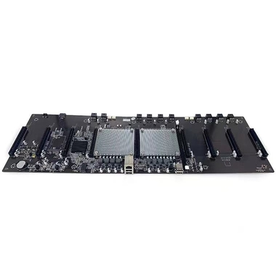 X79 9 GPU Motherboard For Rtx3060 Dedicated Graphics Card Full Speed 48mh/S 65mm Slot